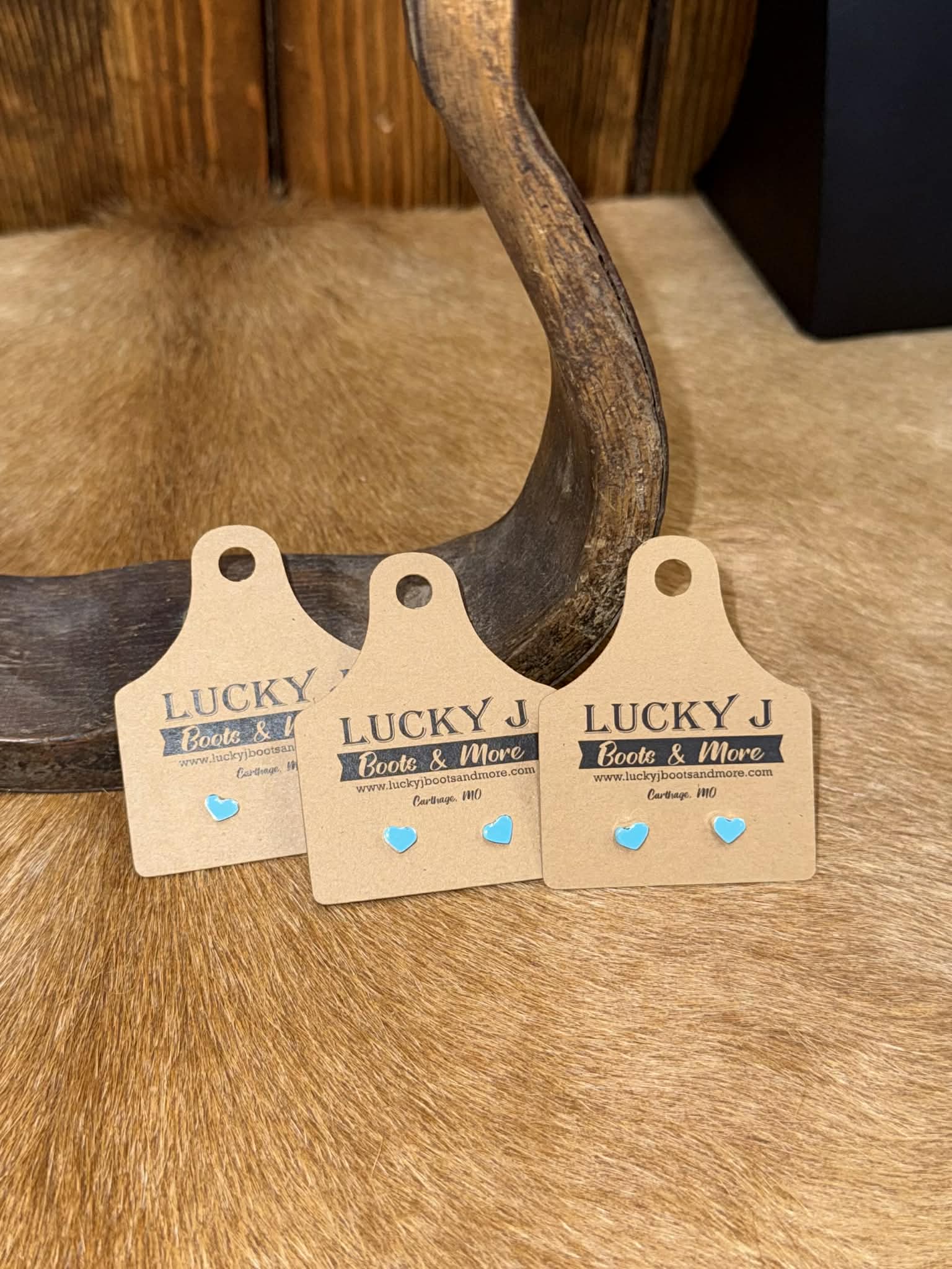 Taylor Earrings-Earrings-LJ Turquoise-Lucky J Boots & More, Women's, Men's, & Kids Western Store Located in Carthage, MO