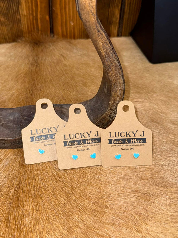 Taylor Earrings-Earrings-LJ Turquoise-Lucky J Boots & More, Women's, Men's, & Kids Western Store Located in Carthage, MO