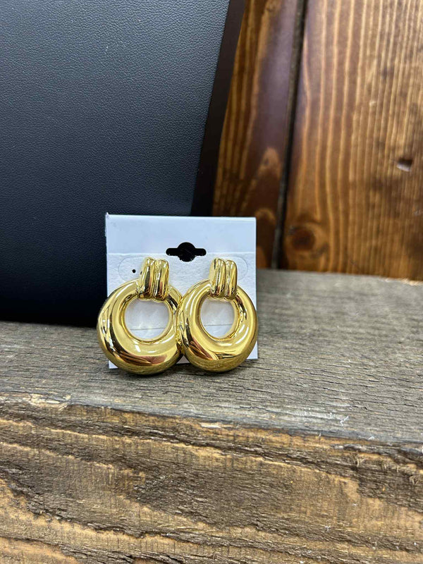 Door Knocker Earrings-Earrings-LJ Fashion Jewelry-Lucky J Boots & More, Women's, Men's, & Kids Western Store Located in Carthage, MO
