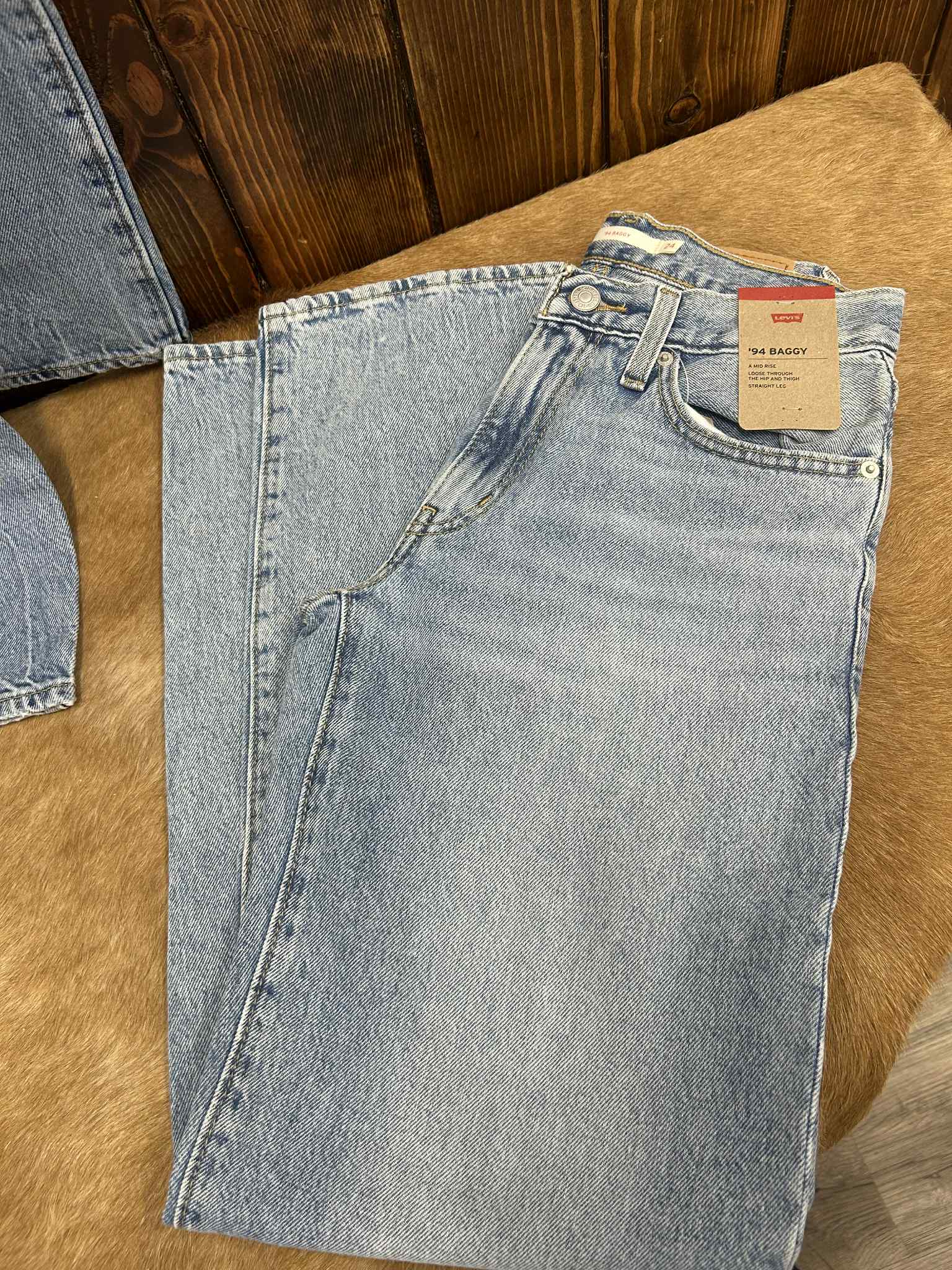 Women's Levi's '94 Baggy Straight Leg Jean-Women's Denim-Levi's-Lucky J Boots & More, Women's, Men's, & Kids Western Store Located in Carthage, MO
