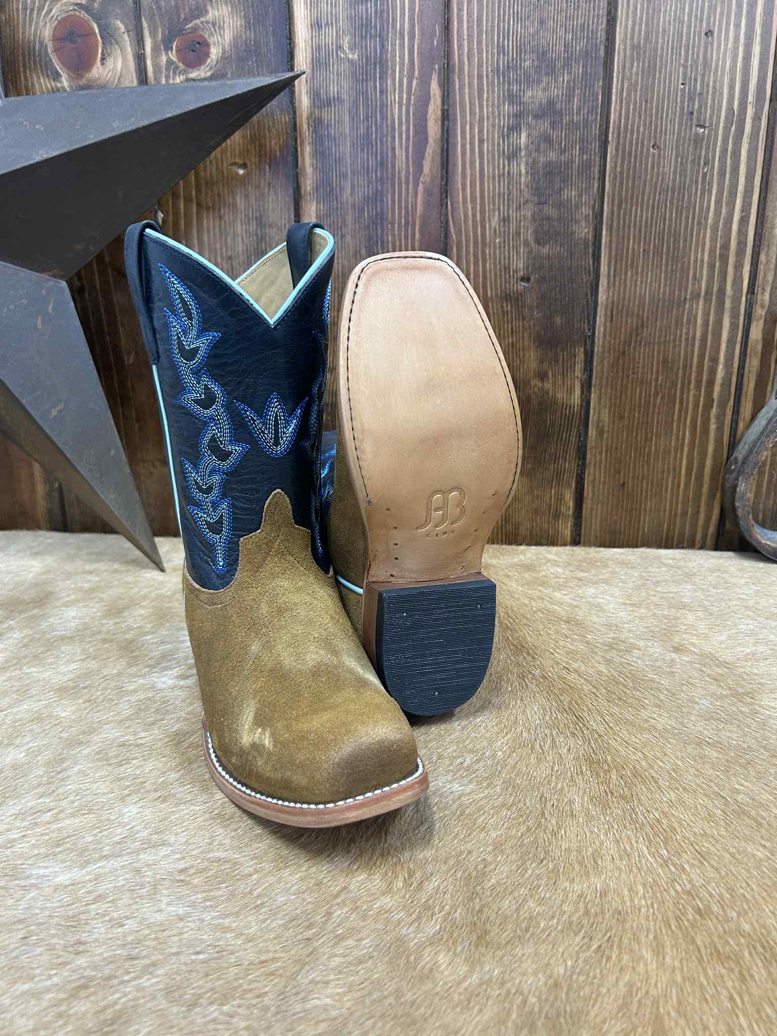 Kid's Anderson Bean Sand Waxy Commander Boot-Kids Boots-Anderson Bean-Lucky J Boots & More, Women's, Men's, & Kids Western Store Located in Carthage, MO