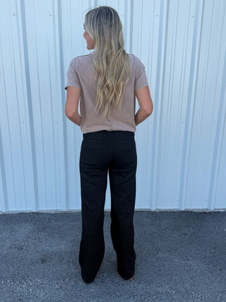 Women's Flying Monkey Stevie High Rise Trouser Wide Leg Jean