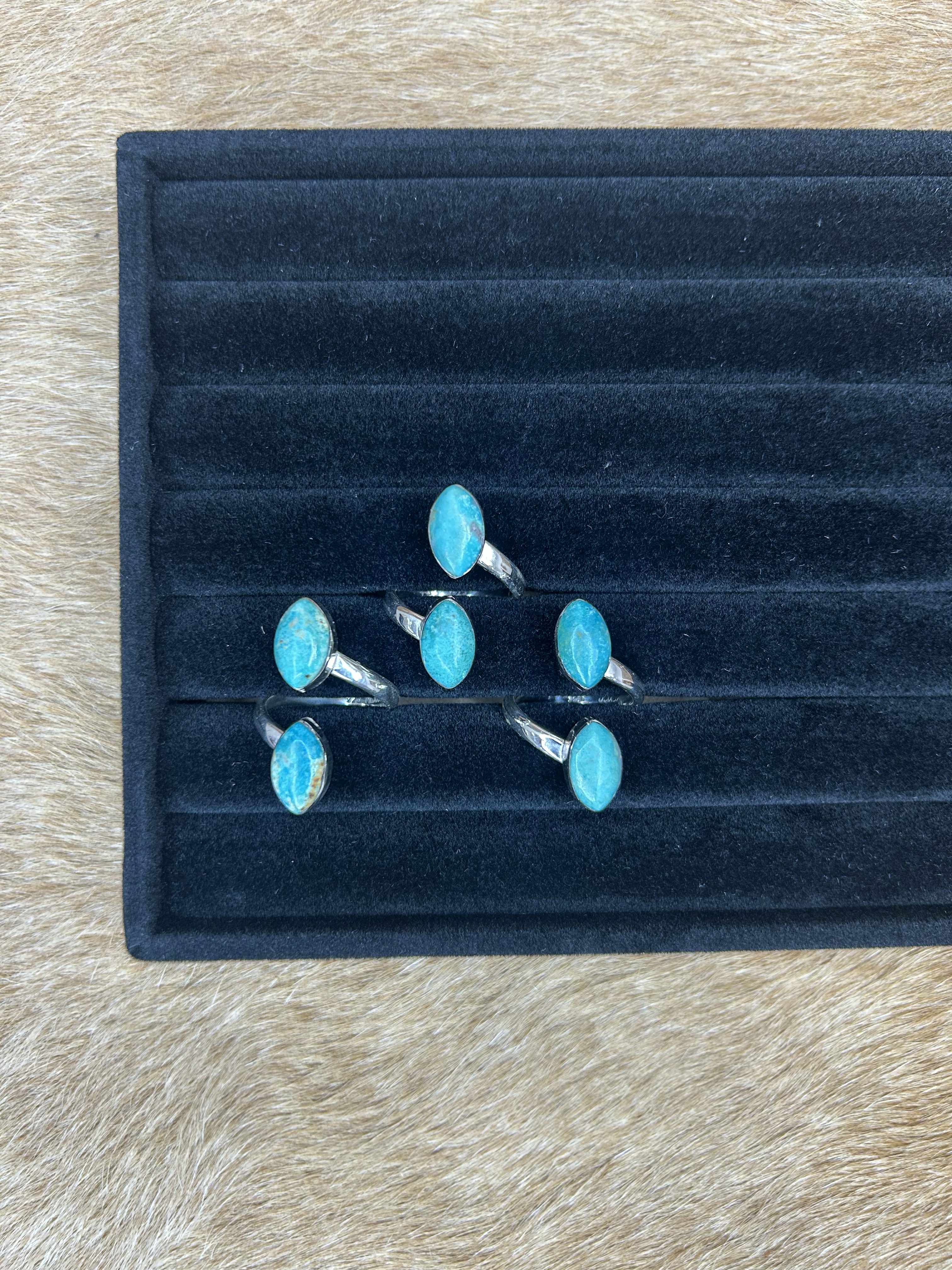 Mila Ring-Rings-LJ Turquoise-Lucky J Boots & More, Women's, Men's, & Kids Western Store Located in Carthage, MO