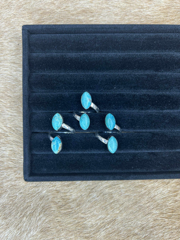 Mila Ring-Rings-LJ Turquoise-Lucky J Boots & More, Women's, Men's, & Kids Western Store Located in Carthage, MO