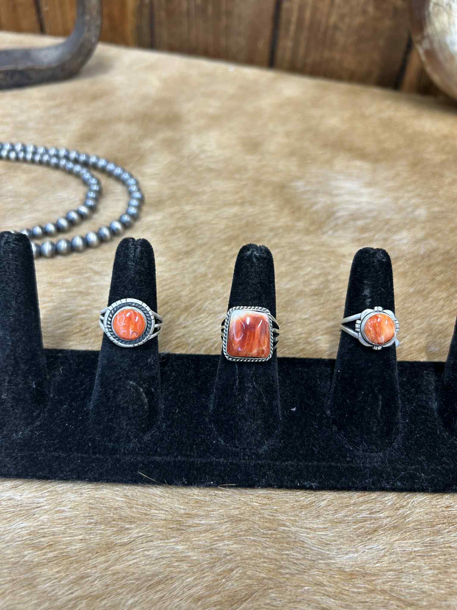 Raven Ring-Rings-LJ Turquoise-Lucky J Boots & More, Women's, Men's, & Kids Western Store Located in Carthage, MO