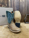 Kid's Horse Power Tan Pull Up Boot-Kids Boots-Horse Power-Lucky J Boots & More, Women's, Men's, & Kids Western Store Located in Carthage, MO