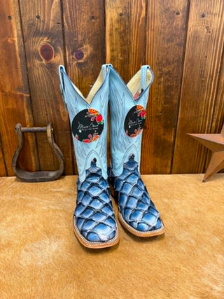 Women's Macie Bean Sky Blue Big Bass Boot