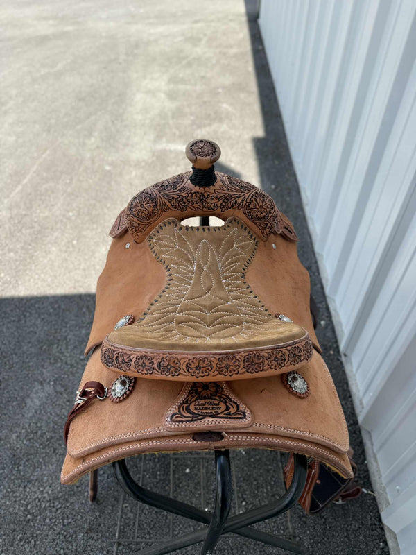 Trent Ward OY Calf Roper Saddle ISCR79-25-Saddle-Trent Ward-Lucky J Boots & More, Women's, Men's, & Kids Western Store Located in Carthage, MO