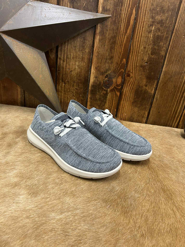 Ariat Men's Grey Knit Hilo Shoes-Men's Casual Shoes-Ariat-Lucky J Boots & More, Women's, Men's, & Kids Western Store Located in Carthage, MO