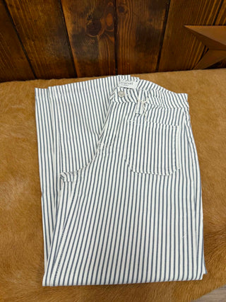 Women's Vervet Polly High Rise Striped Jean