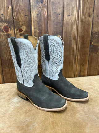 Men's Ariat Futurity Deal Midnight Olive Suede Boot-Men's Boots-Ariat-Lucky J Boots & More, Women's, Men's, & Kids Western Store Located in Carthage, MO