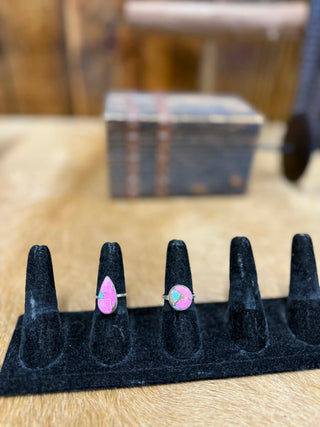 Parker Rings-Rings-LJ Turquoise-Lucky J Boots & More, Women's, Men's, & Kids Western Store Located in Carthage, MO