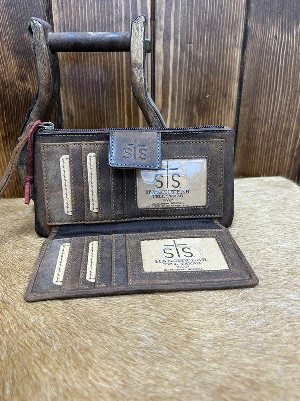 STS Basic Bliss Carlin Baroness Wallet-Wallets-Carrol STS Ranchwear-Lucky J Boots & More, Women's, Men's, & Kids Western Store Located in Carthage, MO