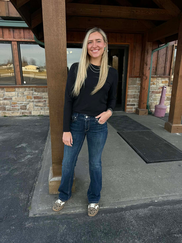 Women's Ariat Mid Rise Fiona Bootcut Jean-Women's Denim-Ariat-Lucky J Boots & More, Women's, Men's, & Kids Western Store Located in Carthage, MO