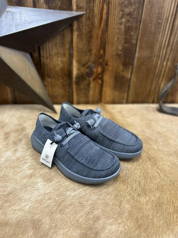 Ariat Men's Charcoal Knit Hilo Shoes-Men's Casual Shoes-Ariat-Lucky J Boots & More, Women's, Men's, & Kids Western Store Located in Carthage, MO