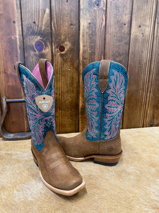 Women's Ariat Futurity Oak Brown Roughout Boot