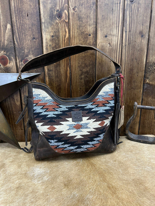 STS Guadalupe Serape Hobo Bag-Totes-Carrol STS Ranchwear-Lucky J Boots & More, Women's, Men's, & Kids Western Store Located in Carthage, MO