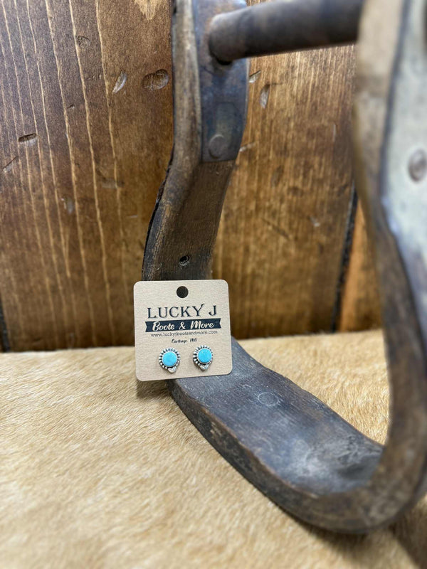 Anna Earrings-Earrings-LJ Turquoise-Lucky J Boots & More, Women's, Men's, & Kids Western Store Located in Carthage, MO