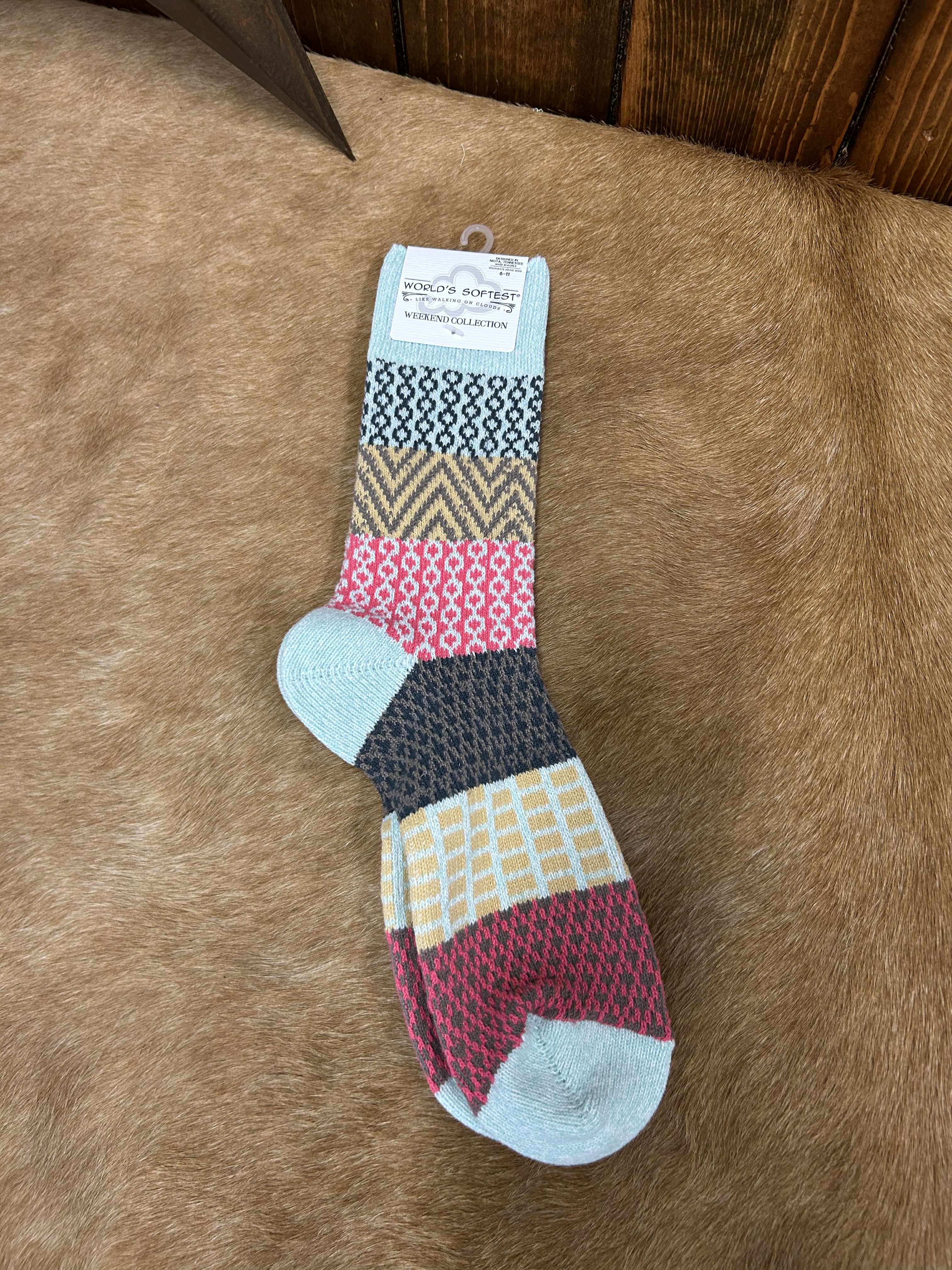 Gallery Crew Socks-Socks-World's Softest Socks-Lucky J Boots & More, Women's, Men's, & Kids Western Store Located in Carthage, MO