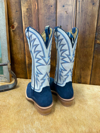 Women's Hyer Rose Hill Navy Roughout Boot