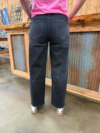 Women's Vervet Hannah High Rise Barrel Jean-Women's Denim-Flying Monkey-Lucky J Boots & More, Women's, Men's, & Kids Western Store Located in Carthage, MO