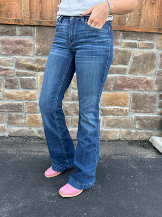 Women's Ariat Perfect Rise Leslie Slim Trouser Jean-Women's Denim-Ariat-Lucky J Boots & More, Women's, Men's, & Kids Western Store Located in Carthage, MO