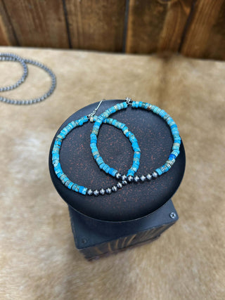 Adelyn Earrings-Earrings-LJ Turquoise-Lucky J Boots & More, Women's, Men's, & Kids Western Store Located in Carthage, MO