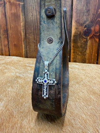 Silver Strike Men's Cross Necklaces