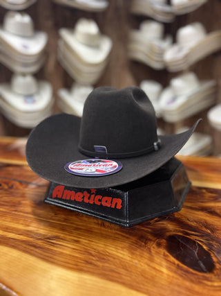 American 10x Chocolate Felt Hat 4.5 Brim 6-117-Cowboy Hats-American Hat Co.-Lucky J Boots & More, Women's, Men's, & Kids Western Store Located in Carthage, MO