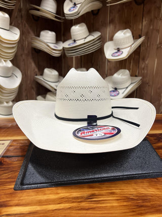 American 7210 Straw Hat 4.5" JBZ Brim S-117-Straw Cowboy Hats-American Hat Co.-Lucky J Boots & More, Women's, Men's, & Kids Western Store Located in Carthage, MO