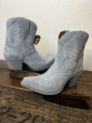 Ariat Chandler Western Bootie in Baby Blue *FINAL SALE*-Women's Booties-Ariat-Lucky J Boots & More, Women's, Men's, & Kids Western Store Located in Carthage, MO