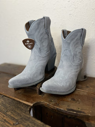 Ariat Chandler Western Bootie in Baby Blue *FINAL SALE*-Women's Booties-Ariat-Lucky J Boots & More, Women's, Men's, & Kids Western Store Located in Carthage, MO