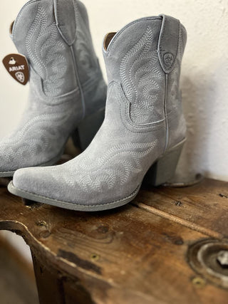 Ariat Chandler Western Bootie in Baby Blue *FINAL SALE*-Women's Booties-Ariat-Lucky J Boots & More, Women's, Men's, & Kids Western Store Located in Carthage, MO