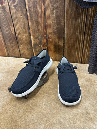 Ariat Men's Black Knit Hilo Shoe-Men's Casual Shoes-Ariat-Lucky J Boots & More, Women's, Men's, & Kids Western Store Located in Carthage, MO
