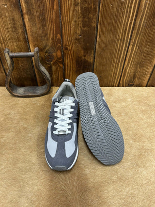 Ariat Men's Ranch Runner Light Grey/Charcoal Suede Shoes-Men's Casual Shoes-Ariat-Lucky J Boots & More, Women's, Men's, & Kids Western Store Located in Carthage, MO