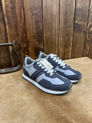 Ariat Men's Ranch Runner Light Grey/Charcoal Suede Shoes-Men's Casual Shoes-Ariat-Lucky J Boots & More, Women's, Men's, & Kids Western Store Located in Carthage, MO