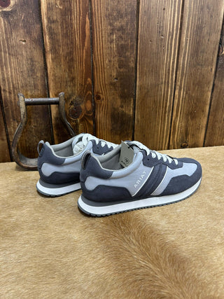 Ariat Men's Ranch Runner Light Grey/Charcoal Suede Shoes-Men's Casual Shoes-Ariat-Lucky J Boots & More, Women's, Men's, & Kids Western Store Located in Carthage, MO