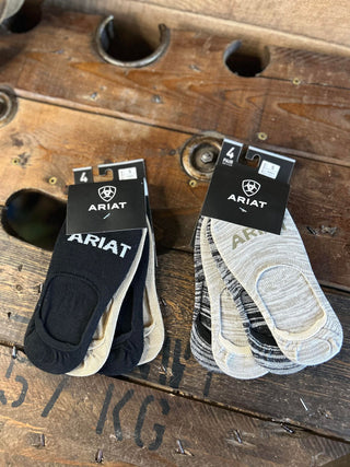 Ariat No Slip No Show Socks-Socks-Nester Hosiery, LLC-Lucky J Boots & More, Women's, Men's, & Kids Western Store Located in Carthage, MO