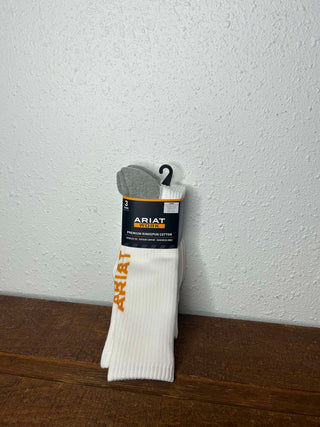 Ariat Work Premium Ring Spun Cotton Socks 2294-Socks-Nester Hosiery, LLC-Lucky J Boots & More, Women's, Men's, & Kids Western Store Located in Carthage, MO