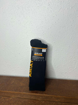 Ariat Work Premium Ring Spun Cotton Socks 2294-Socks-Nester Hosiery, LLC-Lucky J Boots & More, Women's, Men's, & Kids Western Store Located in Carthage, MO