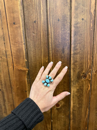 Ashley Ring-Rings-LJ Turquoise-Lucky J Boots & More, Women's, Men's, & Kids Western Store Located in Carthage, MO