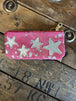 PINK METALLIC COWHIDE W/ STARS