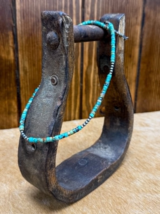 Robyn Necklace, turquoise necklace, Navajo pearls, handmade turquoise jewelry, southwestern necklace, western jewelry, layering necklace, authentic turquoise, artisan jewelry.