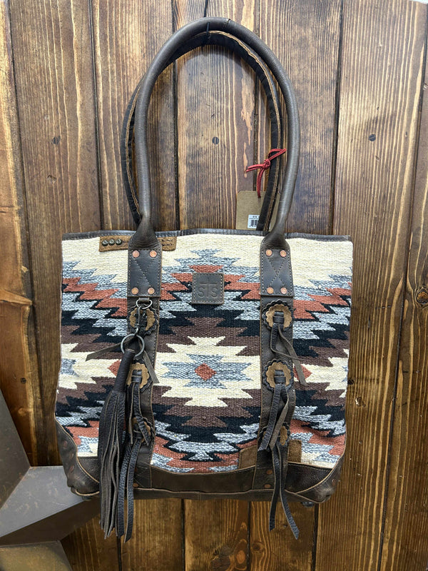 STS Guadalupe Serape Palomino Tote-Totes-Carrol STS Ranchwear-Lucky J Boots & More, Women's, Men's, & Kids Western Store Located in Carthage, MO