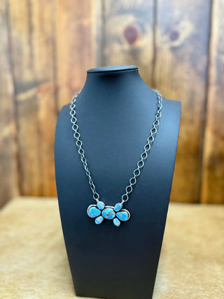 Alina Necklace-Necklaces-LJ Turquoise-Lucky J Boots & More, Women's, Men's, & Kids Western Store Located in Carthage, MO