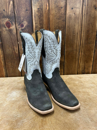 Men's Ariat Futurity Deal Midnight Olive Suede Boot-Men's Boots-Ariat-Lucky J Boots & More, Women's, Men's, & Kids Western Store Located in Carthage, MO