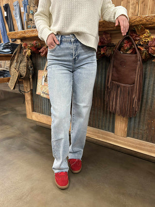 Hidden Macy Classic Fit Straight Leg Jean-Women's Denim-HIDDEN-Lucky J Boots & More, Women's, Men's, & Kids Western Store Located in Carthage, MO