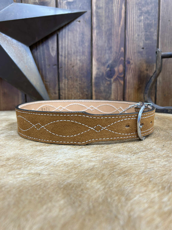 Double J Suede Tapered Belts-Belts-DOUBLE J SADDLERY-Lucky J Boots & More, Women's, Men's, & Kids Western Store Located in Carthage, MO
