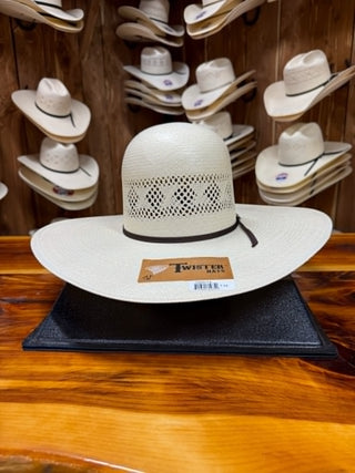 Twister 30X Shantung Open Crown 5" Straw Hat