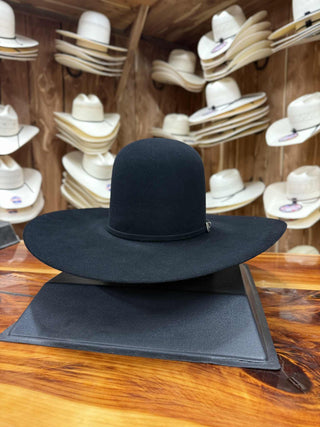 Rodeo King 30X Black Felt Hat 4 7/8" Brim-Felt Cowboy Hats-Rodeo King-Lucky J Boots & More, Women's, Men's, & Kids Western Store Located in Carthage, MO